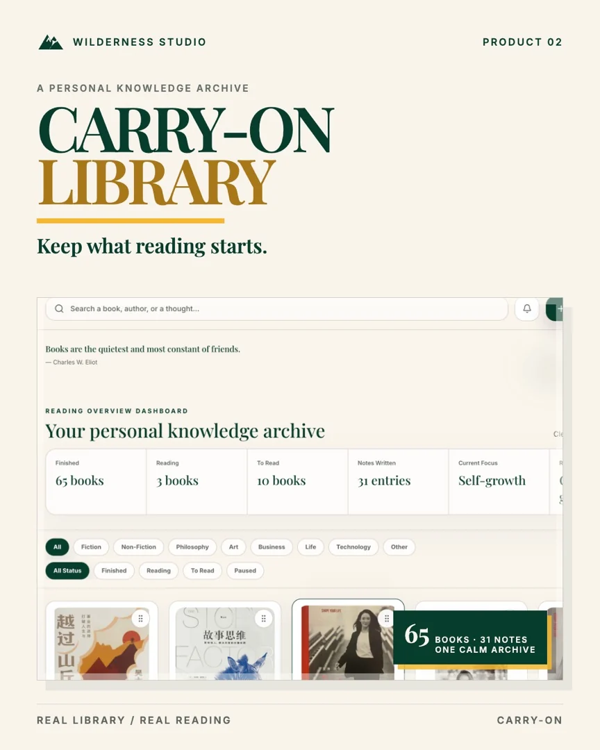 Carry-On Library product overview